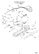 CONTROL Diagram and Parts List for 6ED22PKXFW00  Whirlpool Refrigerator