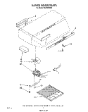 SECTION Diagram and Parts List for RH4936XWW0  Whirlpool Range Hood