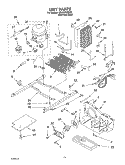 UNIT PARTS Diagram and Parts List for SS25HFXMS00  Whirlpool Refrigerator