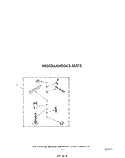 MISCELLANEOUS Diagram and Parts List for LA5280XTN0  Whirlpool Washer