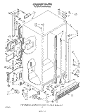 Part Location Diagram of 1100509 Whirlpool SHIM, TOP HINGE