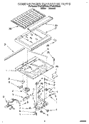 COMPARTMENT SEPARATOR Diagram and Parts List for ET25DMXBN02  Whirlpool Refrigerator