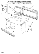 Part Location Diagram of 8205428 Whirlpool GRILL-VENT