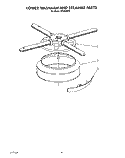LOWER WASHARM AND STRAINER Diagram and Parts List for KPDI620T0  KitchenAid Dishwasher