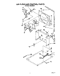 SECTION Diagram and Parts List for AK4000XV1  Whirlpool Dehumidifier