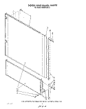 DOOR AND PANEL Diagram and Parts List for 4KUDP220T3  KitchenAid Dishwasher