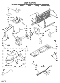 UNIT PARTS Diagram and Parts List for ER8YHMXSL00  Whirlpool Refrigerator