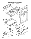 BREAKER AND PARTITION Diagram and Parts List for ET17HKXMWR1  Whirlpool Refrigerator