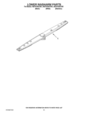 LOWER WASHARM PARTS Diagram and Parts List for WDT910SSYW1  Whirlpool Dishwasher