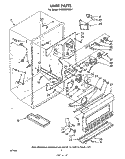 LINER Diagram and Parts List for EV200NXKW1  Whirlpool Freezer