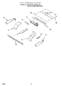 TOP VENTING, OPTIONAL Diagram and Parts List for RBD245PDQ6  Whirlpool Wall Oven