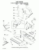 UNIT PARTS Diagram and Parts List for KFXS25RYBL0  KitchenAid Refrigerator