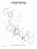 Part Location Diagram of W10209545 Whirlpool RING-TRIM