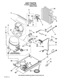 UNIT PARTS Diagram and Parts List for KUIC18PNXS2  KitchenAid Ice Maker