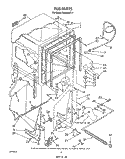 TUB , LITERATURE AND OPTIONAL Diagram and Parts List for DU8900XT5  Whirlpool Dishwasher