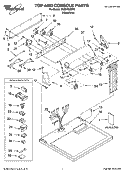 Part Location Diagram of 8578859 Whirlpool PANEL-CNTL