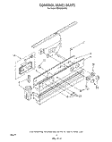 CONTROL PANEL PARTS Diagram and Parts List for RB1000XVW2  Whirlpool Wall Oven