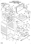 LINER Diagram and Parts List for KTRP20MDWH00  Whirlpool Refrigerator