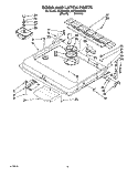 DOOR AND LATCH Diagram and Parts List for KUDD230B0  KitchenAid Dishwasher