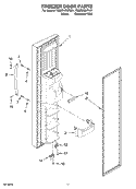 Part Location Diagram of 2303277W Whirlpool HANDLE
