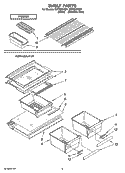 Part Location Diagram of 2265763 Whirlpool SHELF-GLAS