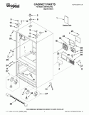 Part Location Diagram of W10410727 Whirlpool TECH SHEET