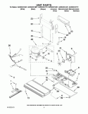 UNIT PARTS Diagram and Parts List for GX5SHDXVA01  Whirlpool Refrigerator