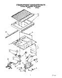 COMPARTMENT SEPARATOR Diagram and Parts List for 8ET20ZKXAN00  Whirlpool Refrigerator