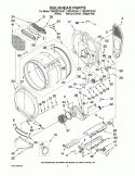 Part Location Diagram of W10154995 Whirlpool HOSE
