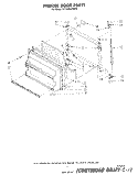 FREEZER DOOR Diagram and Parts List for ET18VKXSW02  Whirlpool Refrigerator