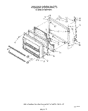 FREEZER DOOR Diagram and Parts List for ET20NKXSW20  Whirlpool Refrigerator