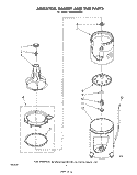 Part Location Diagram of 62842 Whirlpool Basket
