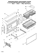 Part Location Diagram of 2006278 Whirlpool TRIM-DOOR