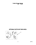 OPTIONAL Diagram and Parts List for CSP2761AN2  Whirlpool Dryer