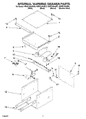 Part Location Diagram of W10104480 Whirlpool BRKT-MNTG