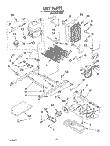 UNIT PARTS Diagram and Parts List for BRS70ZRANA02  Whirlpool Refrigerator