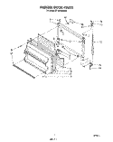 FREEZER DOOR Diagram and Parts List for ET18PKXSW02  Whirlpool Refrigerator