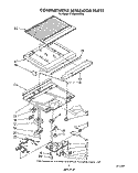 COMPARTMENT SEPARATOR Diagram and Parts List for TT18EKRWW00  Estate Refrigerator