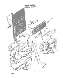 UNIT Diagram and Parts List for ET18ZKXTN00  Whirlpool Refrigerator