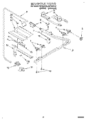 MANIFOLD Diagram and Parts List for FGP335YW2  Roper Range