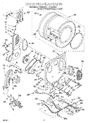 Part Location Diagram of WP3396657 Whirlpool Wiring Harness