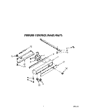 FREEZER CONTROL PANEL Diagram and Parts List for KSSS36DAW00  KitchenAid Refrigerator