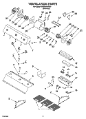 Part Location Diagram of 8190479 Whirlpool SUPPORT