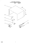 Part Location Diagram of 4313114 Whirlpool BRKT-CPCTR
