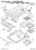 Part Location Diagram of WP8286645 Whirlpool Electronic Control Board