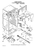LINER PARTS Diagram and Parts List for W8RXNGMWD02  Whirlpool Refrigerator