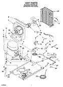 UNIT PARTS Diagram and Parts List for KUIA15PLLS2  KitchenAid Ice Maker