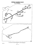 WIRING HARNESS , LITERATURE AND OPTIONAL Diagram and Parts List for MW8550XS1  Whirlpool Microwave