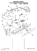 Part Location Diagram of 2318984 Whirlpool Escutcheon, Control Box