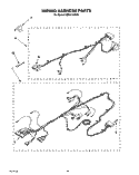 Part Location Diagram of 3430057 Whirlpool Harness, Wiring (Upper)